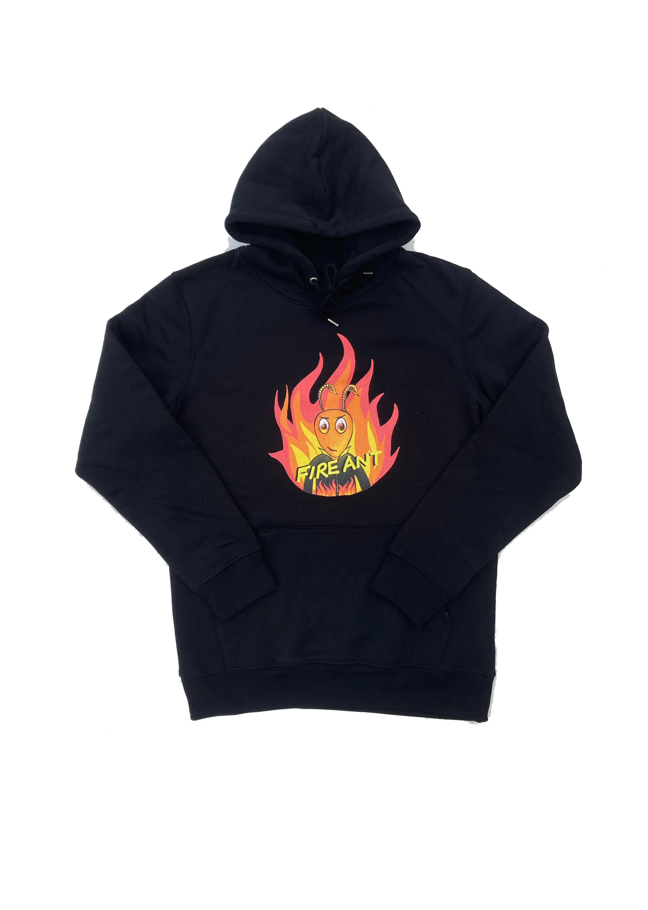 SmartSquid Fire Ant Hoodie, organic cotton & recycled polyester